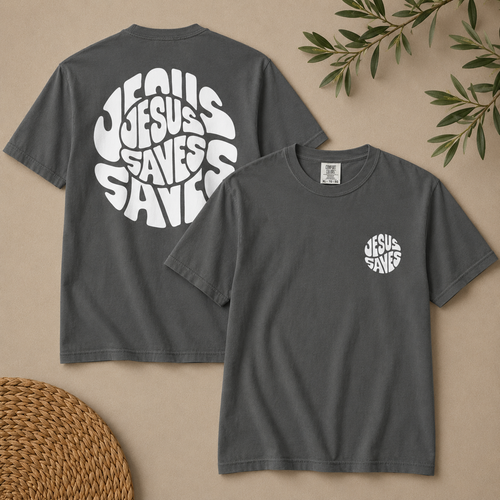 Jesus Saves Vintage Heavyweight T-Shirt